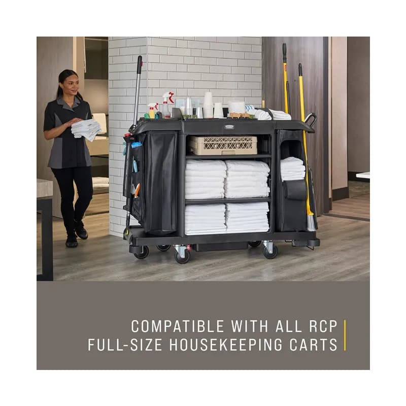 Linen Bag 21.10X9.00X33.00 IN Black Side Load 4/Case