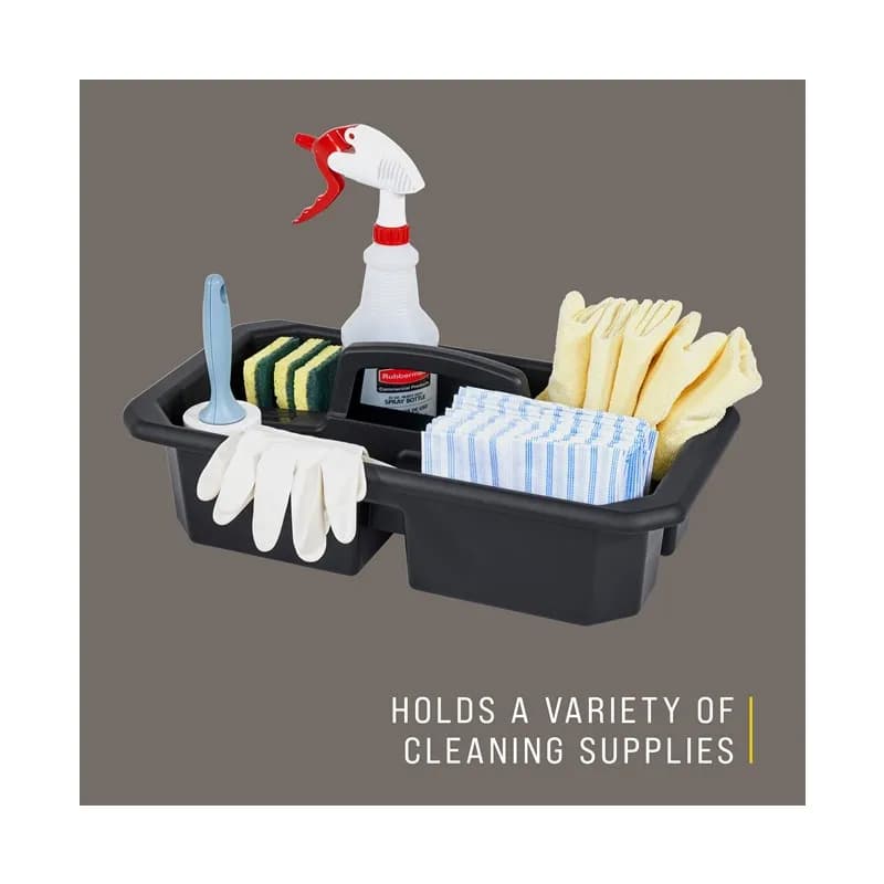 Cleaning Caddy 21.06X12.18X15.60 IN Black Ergonomic Handle 1/Each