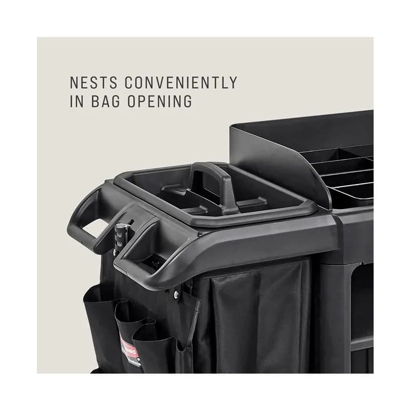 Cleaning Caddy 21.06X12.18X15.60 IN Black Ergonomic Handle 1/Each