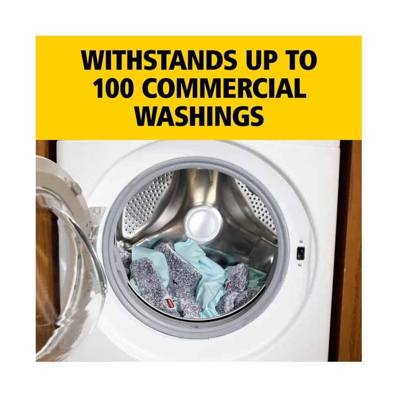 Glass Washer 14.75X7.13X1.50 IN Microfiber Black 6/Case