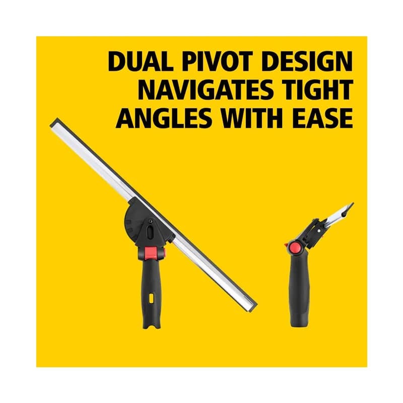 Glass Squeegee 17.75X7.63X1.63 IN Plastic Stainless Steel 6/Case