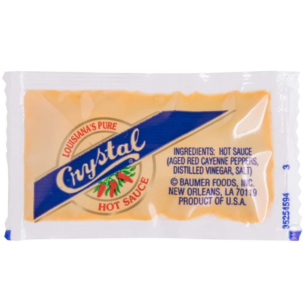 Crystal Louisiana Hot Sauce 7 G 200/Case