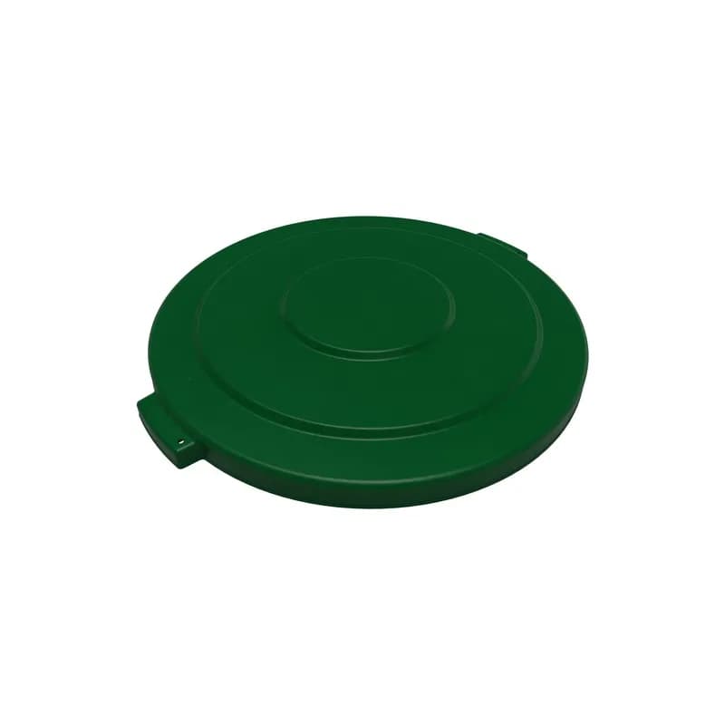 Bronco™ Lid 20 GAL Green Round HDPE 6/Case