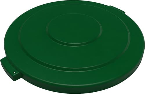 Bronco™ Lid 20 GAL Green Round HDPE 6/Case