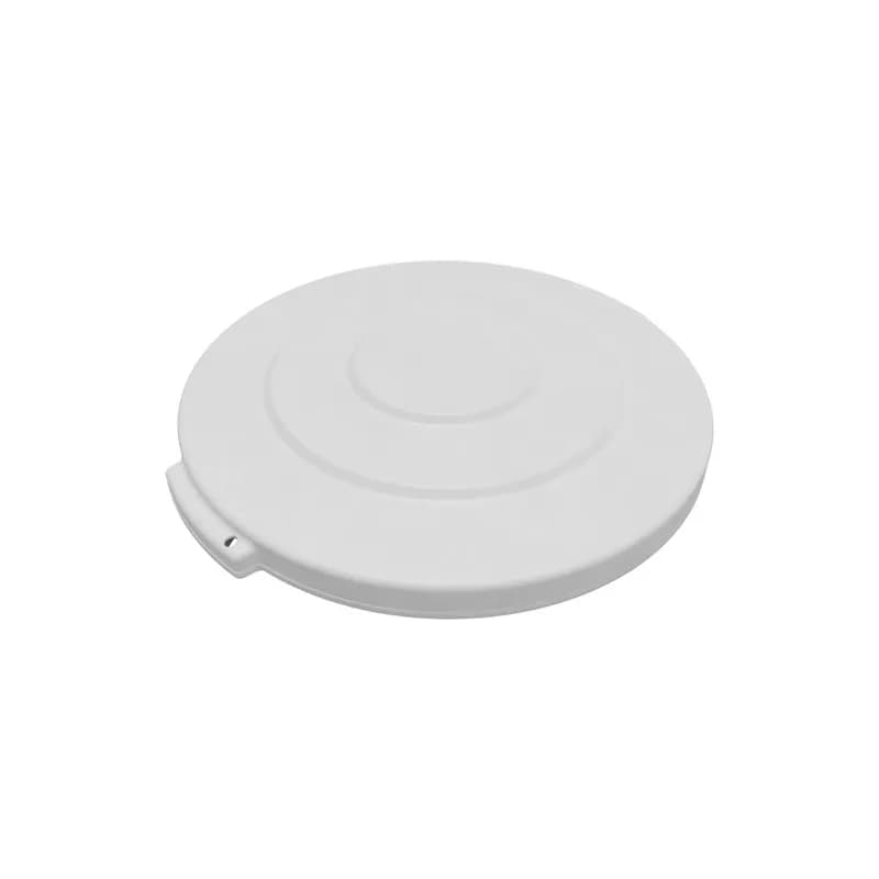Bronco™ Lid 20 GAL White Round HDPE 6/Case
