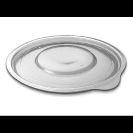 Cruiser Bowl® Lid Flat Medium (MED) 1 Compartment PP Clear Round For Bowl Unhinged 624/Case