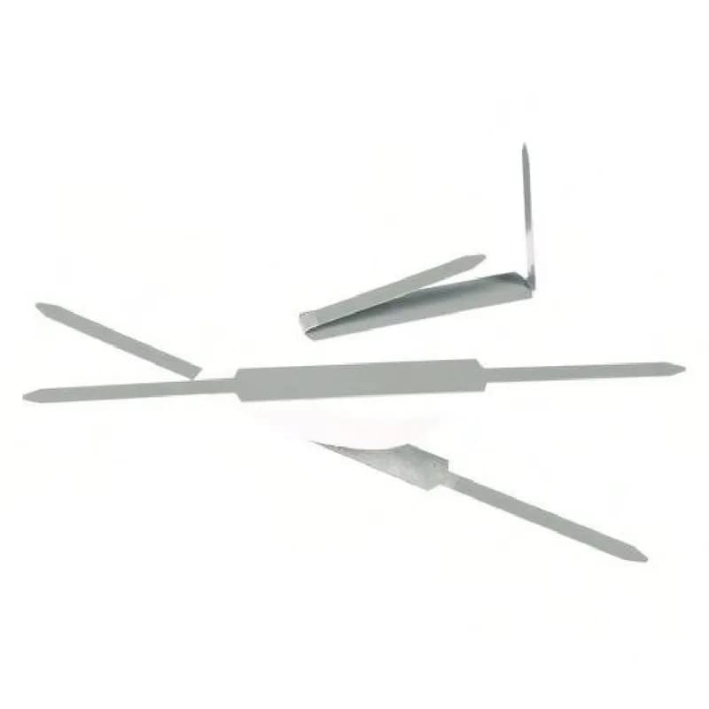File Fastener Steel 2-Prong 2 IN Capacity 200 Sheet Capacity Self-Adhering 100 Count/Box