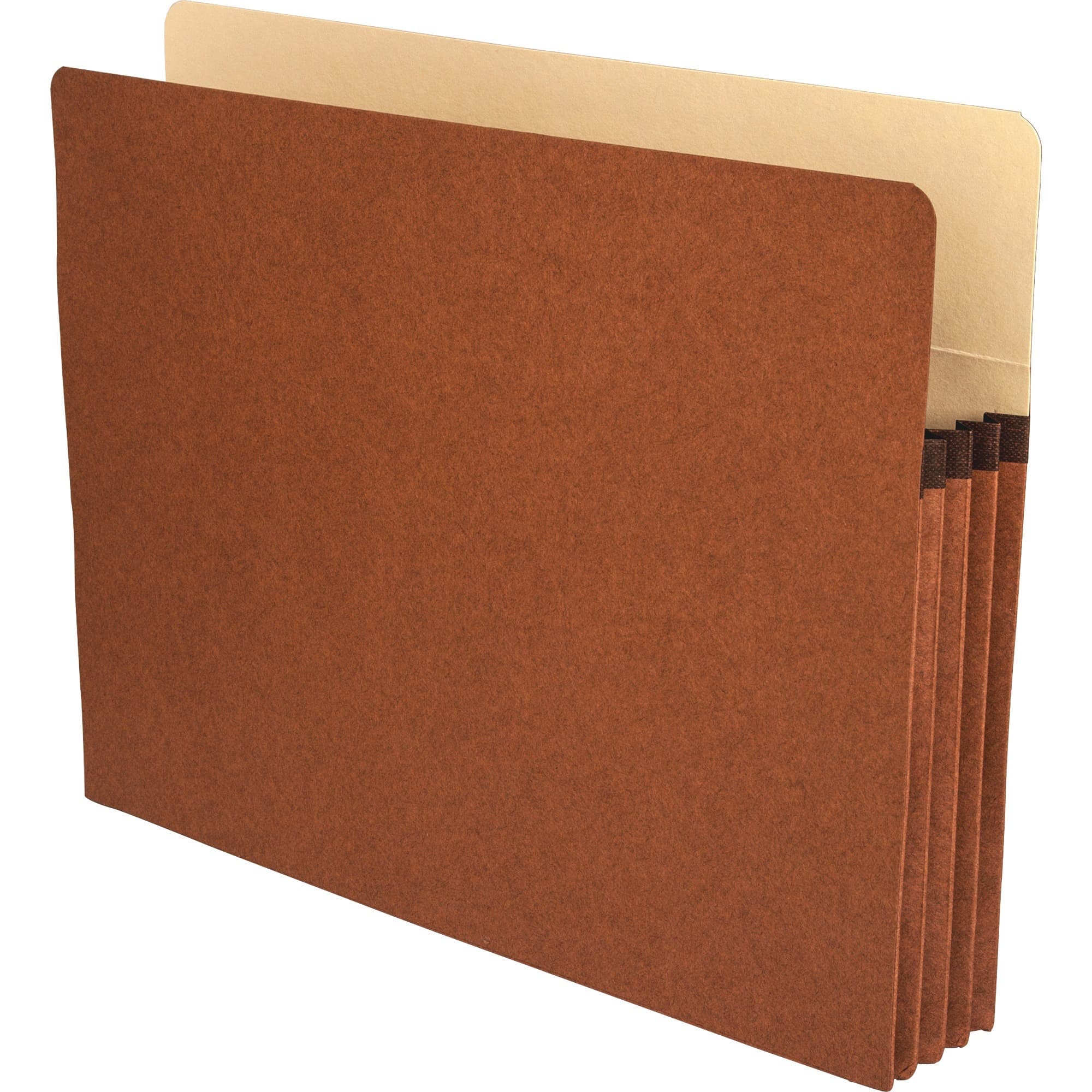 Pocket File 8.5X11 IN Red Rope Tyvek® Recycled Kraft Paper Reinforced Gusset 3.5 IN Expandable 25 Count/Box