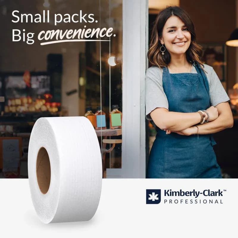 Scott® Essential Toilet Paper & Tissue Roll 3.55IN X1000FT 2PLY White Jumbo (JRT) 4/Case