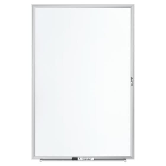 Dry Erase Board 60X36 IN Silver White Alum/ Steel Magnetic Nano-Clean™ Surface With Tray & 1 Marker 1/Each