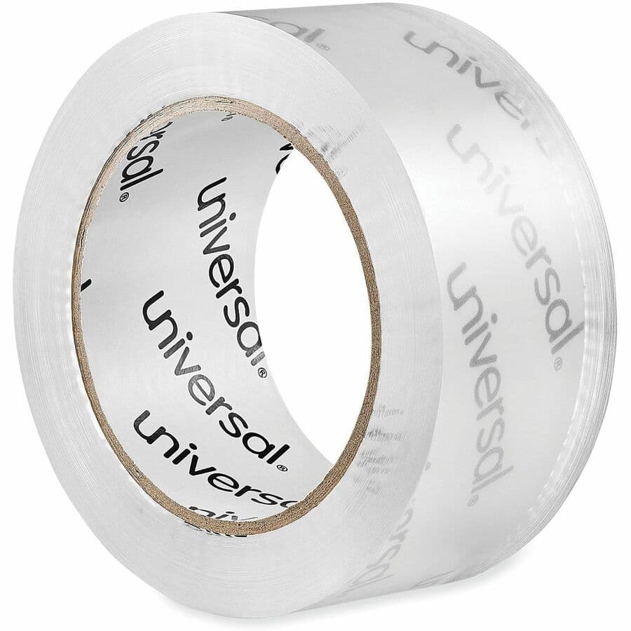 Packing Tape 2IN X110YD Clear BOPP Acrylic Adhesive 1.7MIL Medium Duty With 3 IN Core Diameter 6 Count/Pack