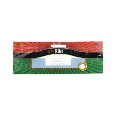 BBQ Ribs Bag 19.5X7X7 IN With Handle 250/Case