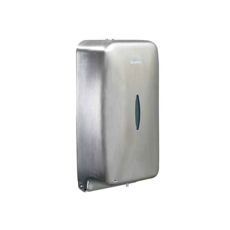Diplomat Hand Sanitizer & Soap Dispenser 27 OZ Brushed Stainless Stainless Steel Touchless 1/Each