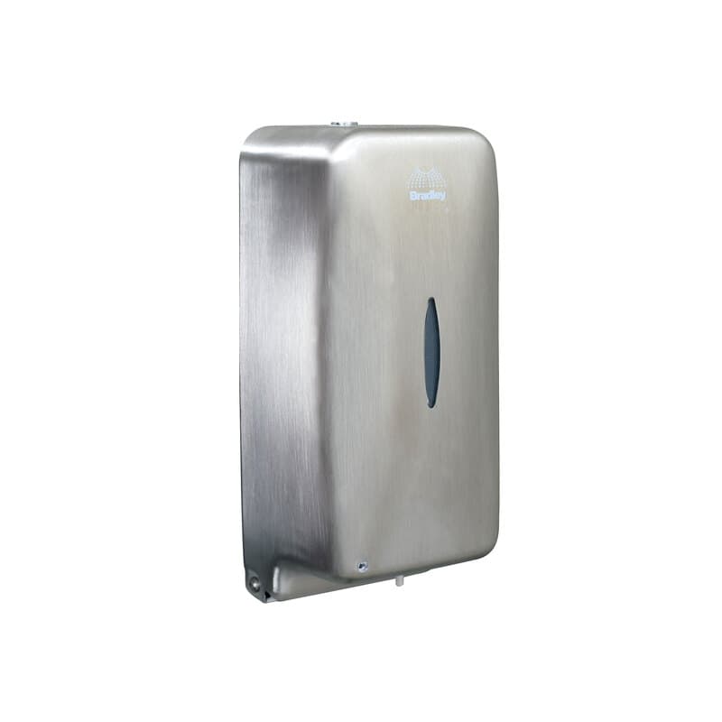 Diplomat Hand Sanitizer & Soap Dispenser 27 OZ Brushed Stainless Stainless Steel Touchless 1/Each