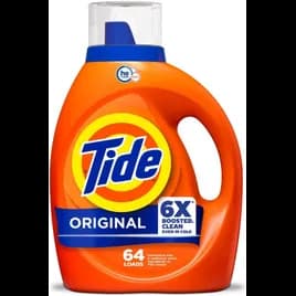 Tide® Original Scent Laundry Detergent 84 OZ 64 Loads High-Efficiency 4/Case