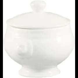Lion Head Soup Tureen 12 FLOZ Porcelain White 24/Case
