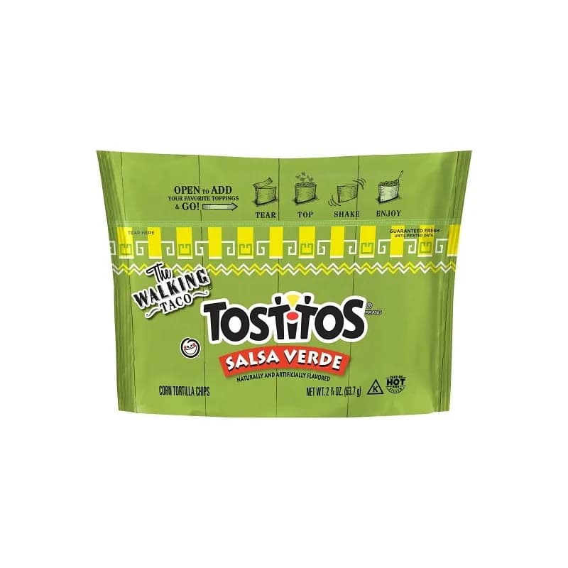 Frito-Lay The Walking Taco Salsa Verde Tortilla Chips 2.25 OZ 18/Case