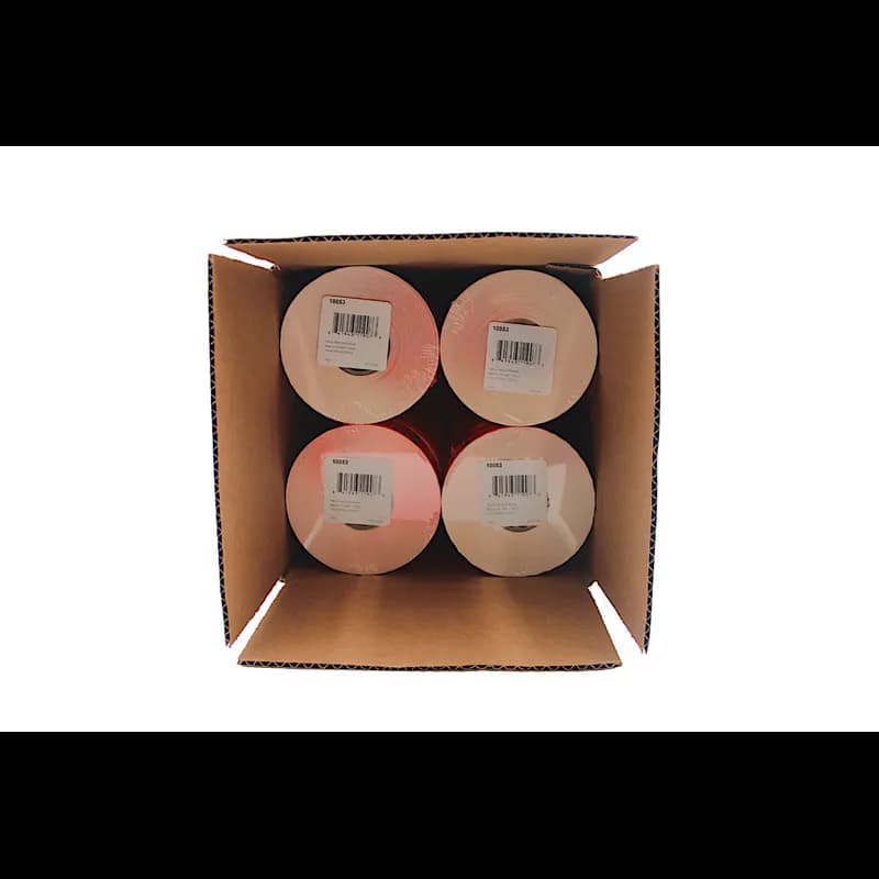 Family Pack Meat Label 1.5X2 IN Black Fluorescent Red With People 1000 Count/Roll 20 Rolls/Case 20000 Count/Case