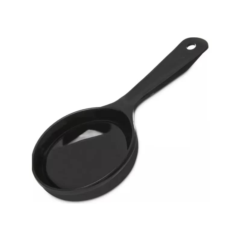 Carlisle Foodservice Products® Portion Spoon 3.88X8.59X1.25 IN 6 OZ Acetal Short Handle Flat Bottom 1/Each