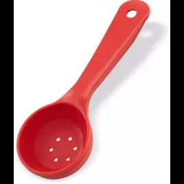 Carlisle Foodservice Products® Portion Spoon 2.50X6.55X1.10 IN 2 OZ Acetal Perforated Short Handle 1/Each
