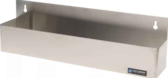 San Jamar Speed Rail 5.75X22.25X7.00 IN 5 QT Stainless Steel Single 1/Each