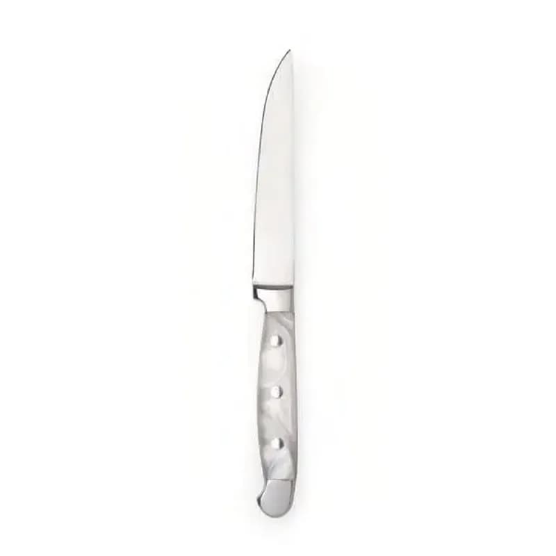 Chef & Sommelier Marble Collection Steak Knife 9.25 IN 13/0 Stainless Steel White 12/Dozen