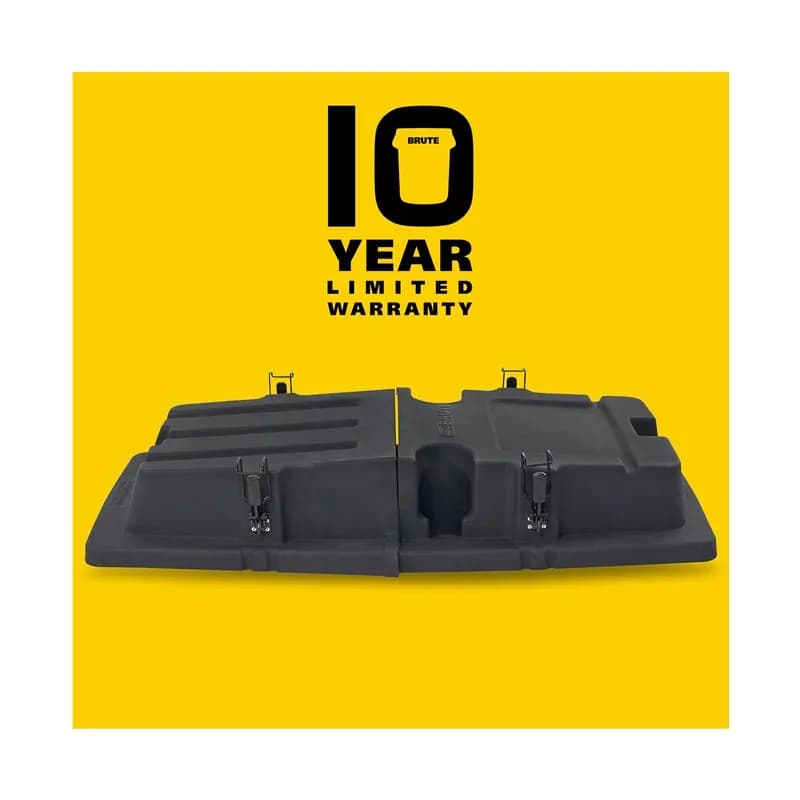 Brute® Utility Tilt Truck Lid 70.70X35.01X9.50 IN 1 Cubic Yard Black Rotomolded 1/Each