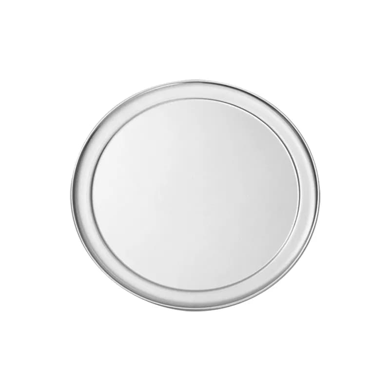 Pizza Tray 14 IN Aluminum Silver Hand Wash 1/Each