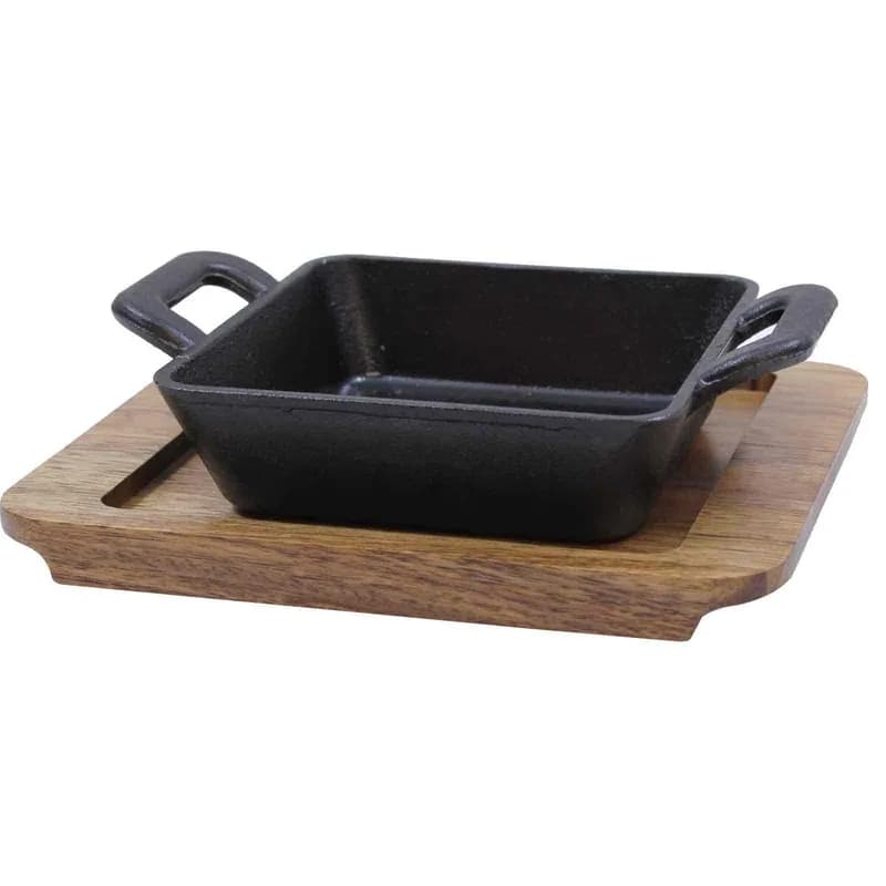 Platter Underliner 7.50X6X0.63 IN Acacia Wood Hand Wash 6/Case