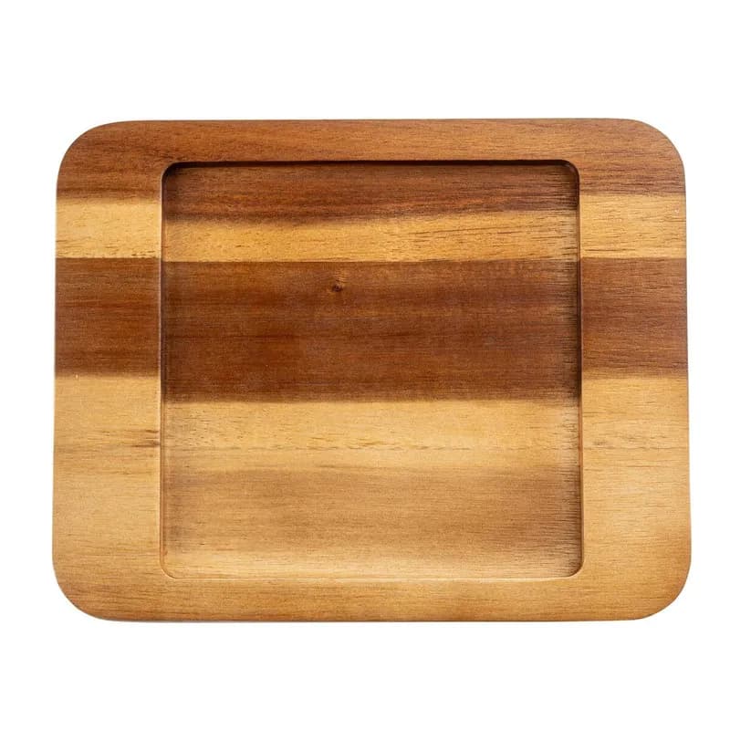 Platter Underliner 7.50X6X0.63 IN Acacia Wood Hand Wash 6/Case