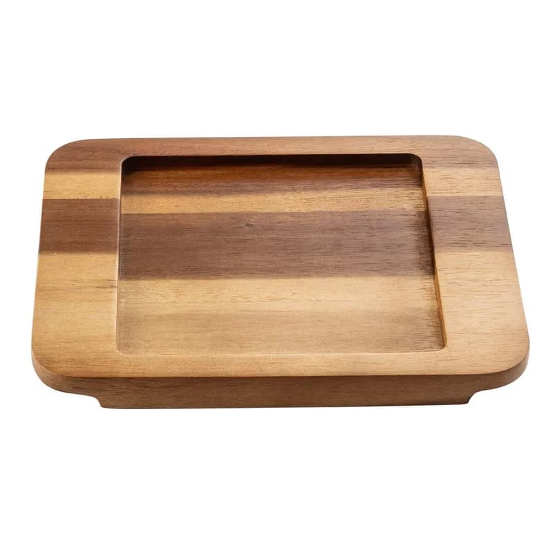 Platter Underliner 7.50X6X0.63 IN Acacia Wood Hand Wash 6/Case