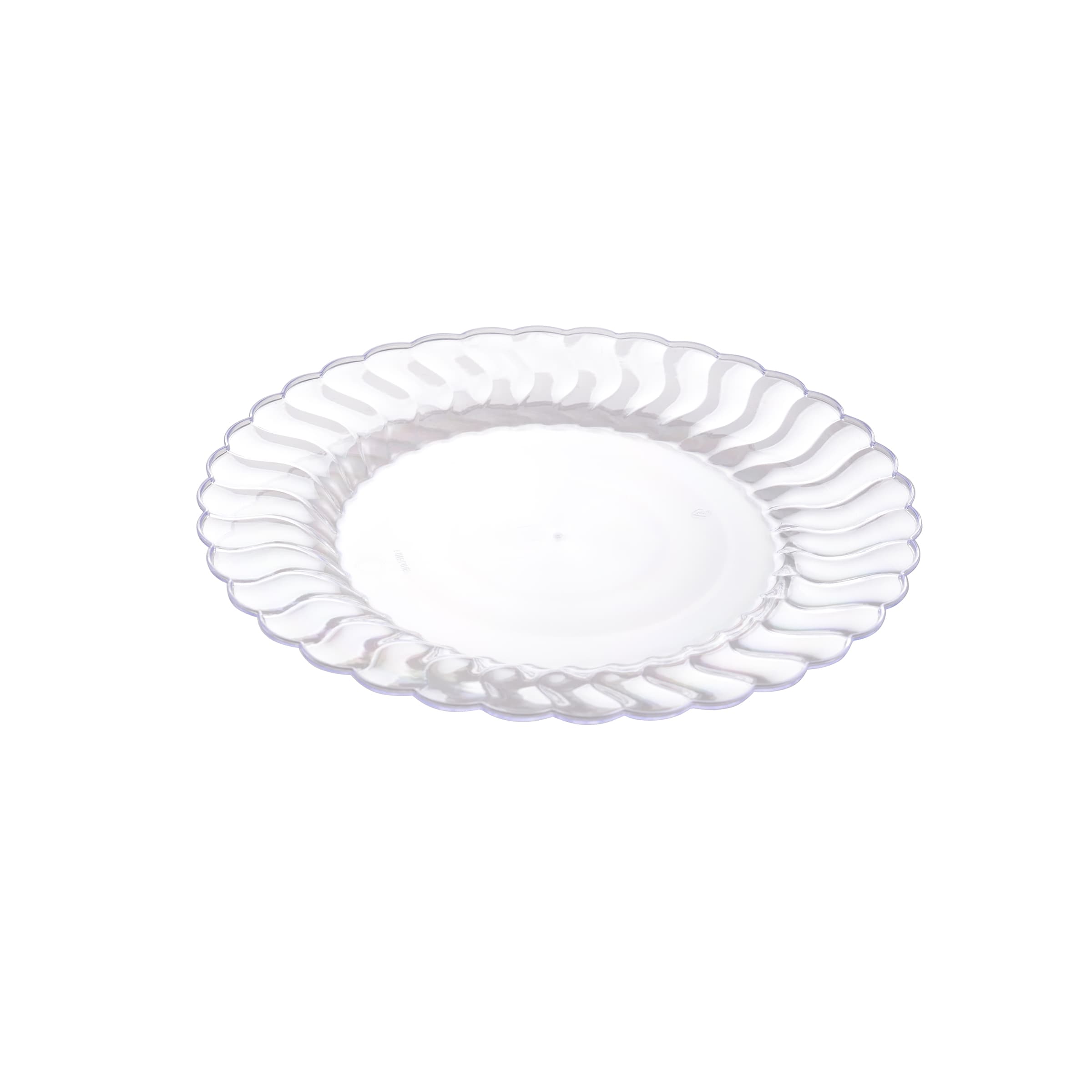 Plate 9 IN Plastic Clear Round 180/Case