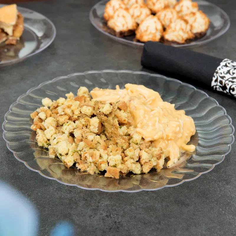 Plate 9 IN Plastic Clear Round 180/Case