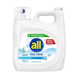 All Free Clear Laundry Detergent 154 OZ High-Efficiency 2/Case