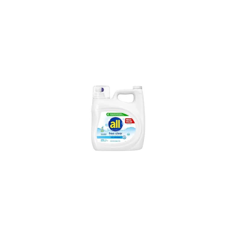 All Free Clear Laundry Detergent 154 OZ High-Efficiency 2/Case