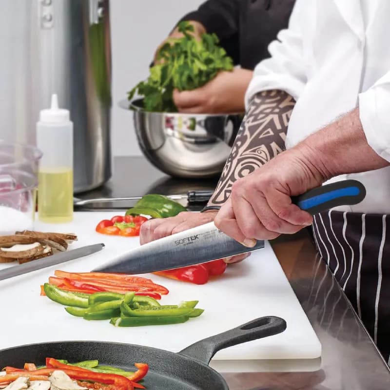 Sof-Tek Chef's Knife Cook Knife 10 IN X50CrMoV15 Steel Wide 1/Each