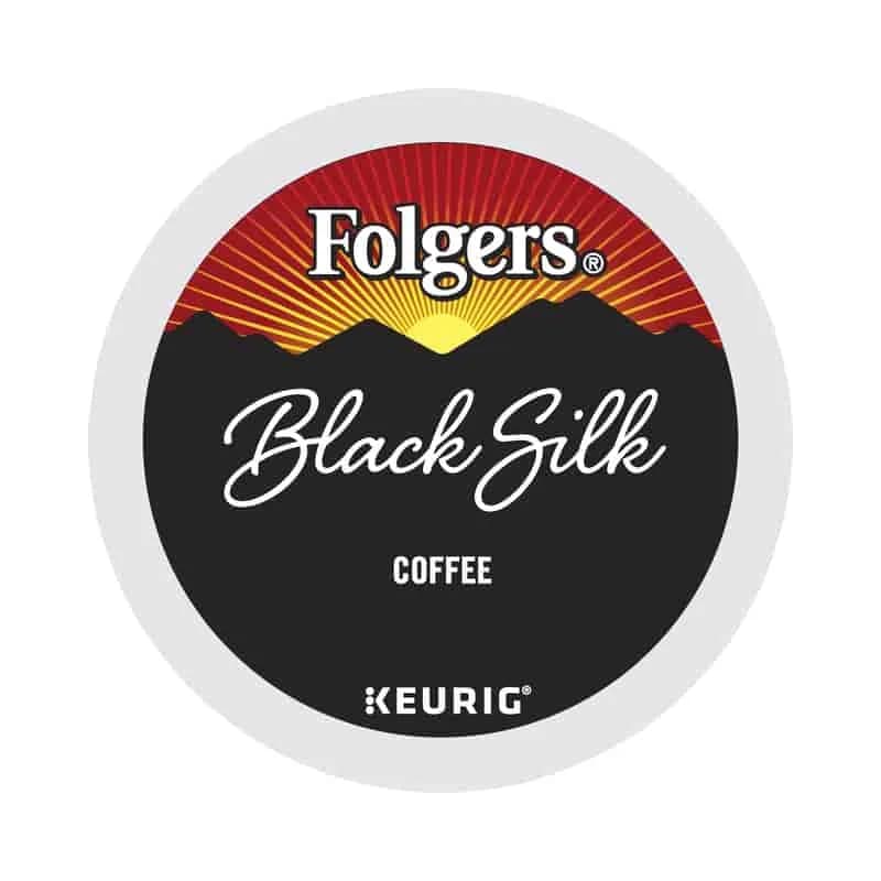 Green Mountain Coffee Folgers Black Silk Coffee K-Cup 24 Count/Box