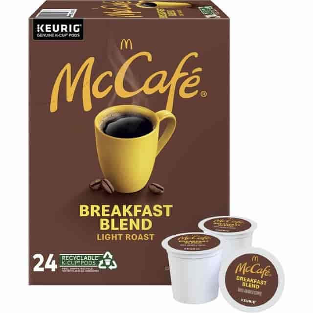 Green Mountain Coffee Breakfast Blend Coffee Light Roast K-Cup Pod 24/Box