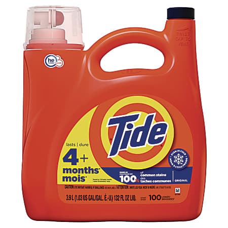 Tide® Original Scent Laundry Detergent 132 OZ Liquid RTU 4/Case