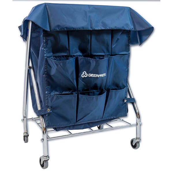 Caddy Bag Collector Cart 12X9X6 IN Vinyl Replacement 9-Pocket 1/Each