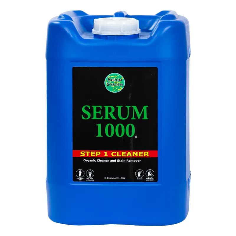 Serum 1000 Step 1 Mold & Mildew Cleaner 5 GAL Liquid Hydrogen Peroxide 1/Gallon