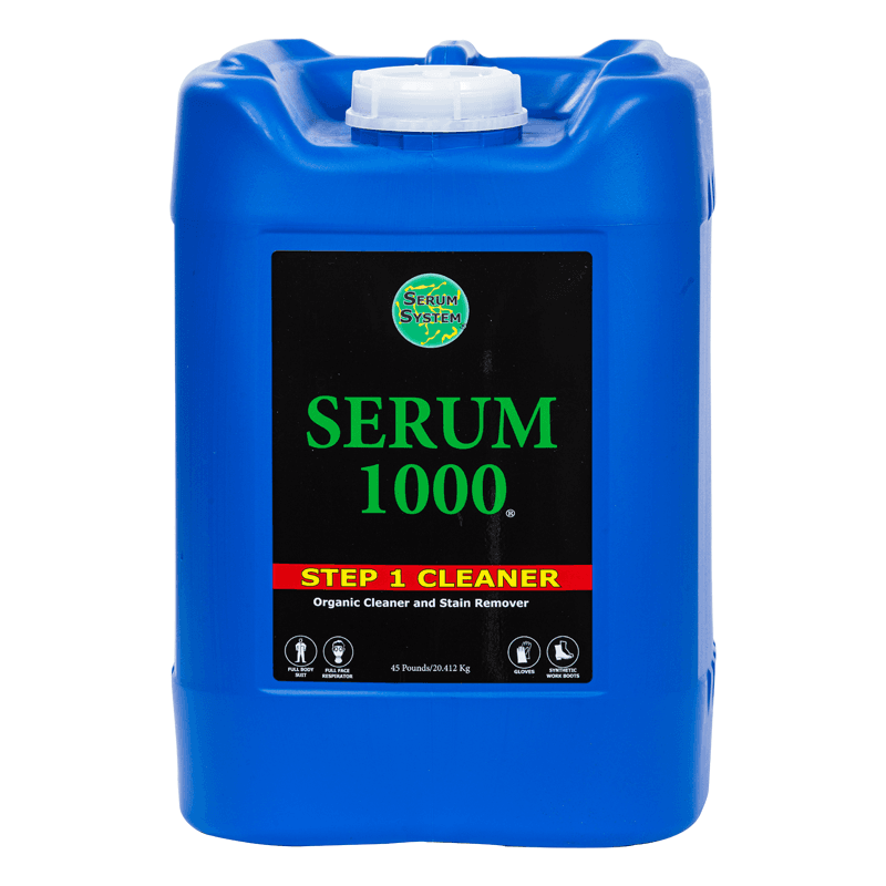 Serum 1000 Step 1 Mold & Mildew Cleaner 5 GAL Liquid Hydrogen Peroxide 1/Gallon