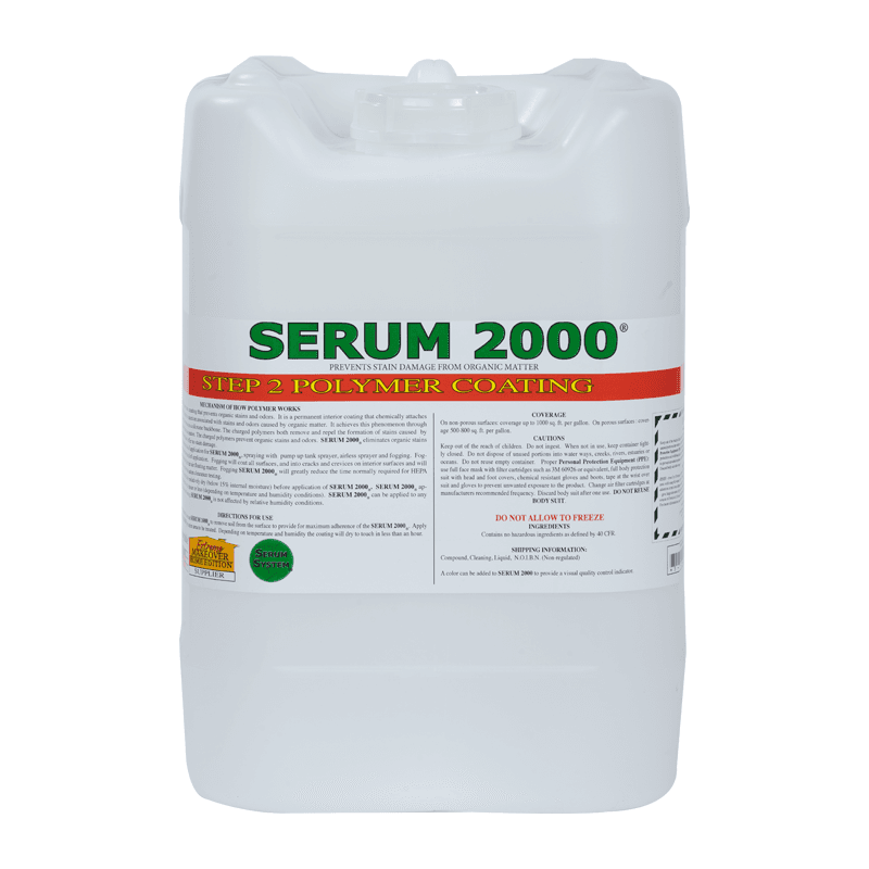 Serum 2000 Step-2 Floor Coating 5 GAL Mold Liquid Polymer 1/Gallon