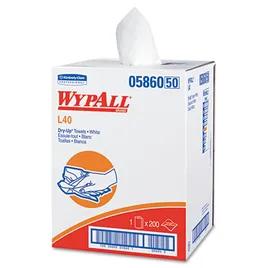 WypAll® L40 Bath Towel 19.5X42 IN White HydroKnit Pop-Up Disposable 200/Case