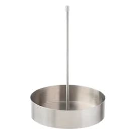 Slider Onion Ring Tower Stand 7X7X10 IN Stainless Steel Round With Base Brushed Dishwasher Safe 1/Each