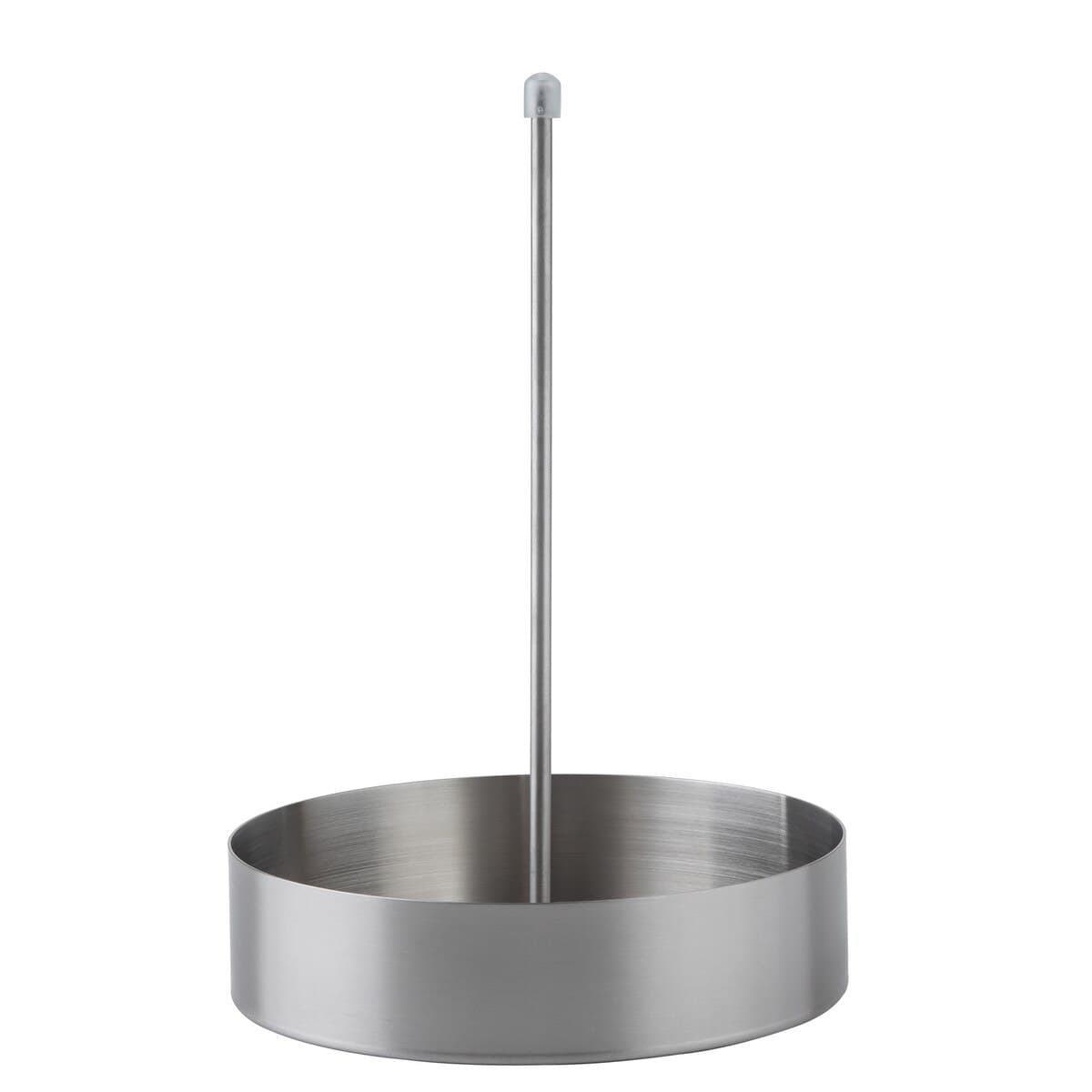 Slider Onion Ring Tower Stand 7X7X10 IN Stainless Steel Round With Base Brushed Dishwasher Safe 1/Each