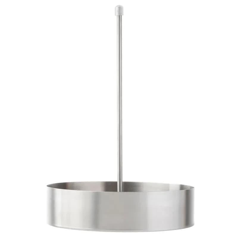 Slider Onion Ring Tower Stand 7X7X10 IN Stainless Steel Round With Base Brushed Dishwasher Safe 1/Each