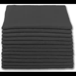 Cleaning Cloth 16X16 IN Microfiber Black 300 GSM 12/Pack