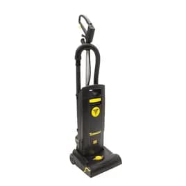 Deluxe Upright Vacuum CleanBreeze Bag 1.72 GAL 12IN Gray Yellow Sgl Motor 9 amp 40FT Cord HEPA Filter Adj Handle 1/Each