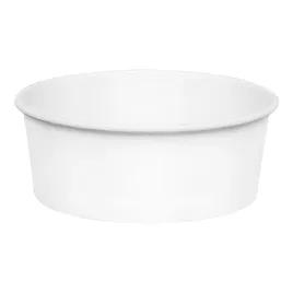 Bucket & Tub 38 OZ Single Wall Poly-Coated Paper SBS Paperboard White Round 234/Case